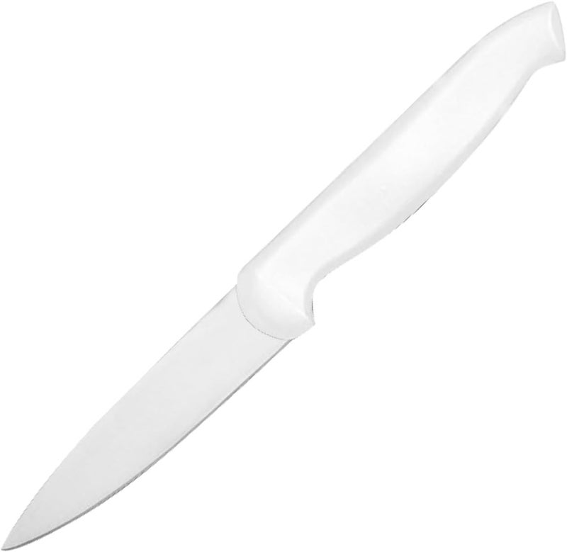 Kitchen Master 4 Inch Stainless Steel Utility Knife (White) | Multipurpose Paring & Trimming Tool - Image 1